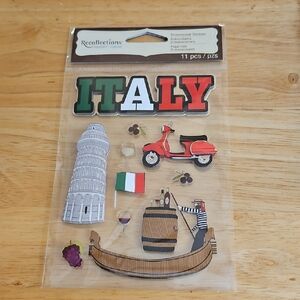 Recollections Italy Scrapbook Stickers NEW